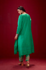 EMBROIDERED TUNIC TROUSER SET