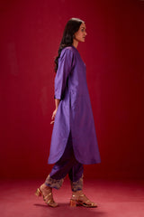 EMBROIDERED TUNIC TROUSER SET