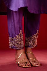EMBROIDERED TUNIC TROUSER SET