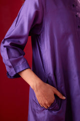 EMBROIDERED TUNIC TROUSER SET