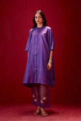 EMBROIDERED TUNIC TROUSER SET