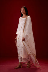 EMBROIDERED TUNIC TROUSER SET