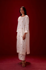 EMBROIDERED TUNIC TROUSER SET