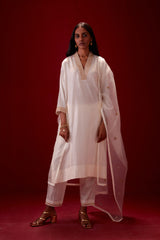 EMBROIDERED TUNIC TROUSER SET