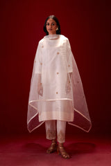 EMBROIDERED TUNIC TROUSER SET