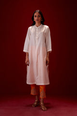 EMBROIDERED TUNIC TROUSER SET