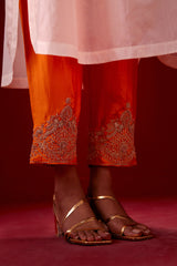 EMBROIDERED TUNIC TROUSER SET