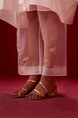 EMBROIDERED TUNIC TROUSER SET