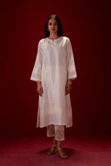 EMBROIDERED TUNIC TROUSER SET