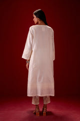 EMBROIDERED TUNIC TROUSER SET