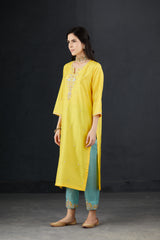 Intricate hand-embroidered Tunic & pants