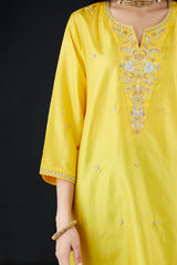 Intricate hand-embroidered Tunic & pants