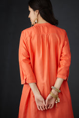 Detailed Shirt tunic with intricate hand embroidered Pants