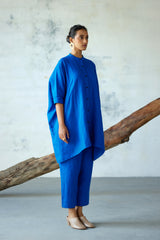 Button-up batwing shirt with Pants