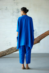 Button-up batwing shirt with Pants