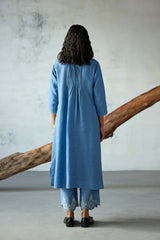 Rounded hem Tunic with Pants