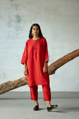 Button-up Tunic with Pants