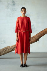 Tunic with rounded hem