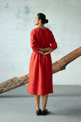 Tunic with rounded hem