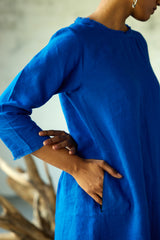 Rounded hem Tunic with Pants