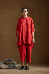 Button-up Tunic with Pants