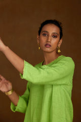 Rounded Hem Tunic with Pants