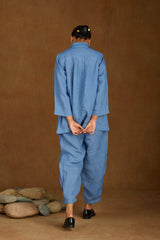 Lightly gathered front Tunic with Pants