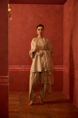 HAND EMBROIDERED DUPATTA- OAT