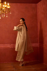 HAND EMBROIDERED DUPATTA- OAT