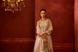 EMBROIDERED TUNIC TROUSER SET- OAT PEARL