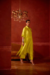 EMBROIDERED TUNIC TROUSER SET- MEADOWS