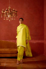 EMBROIDERED TUNIC TROUSER SET- MEADOWS