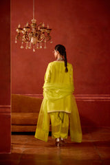 EMBROIDERED TUNIC TROUSER SET- MEADOWS