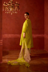 EMBROIDERED TUNIC TROUSER SET- MEADOWS/OAT