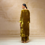 SILK VELVET TUNIC TROUSER SET