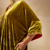 SILK VELVET TUNIC TROUSER SET