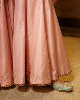 EMBROIDERED TUNIC TROUSER SET- BLUSH