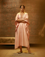 EMBROIDERED TUNIC TROUSER SET- BLUSH