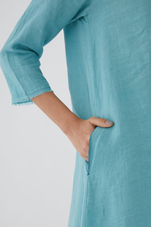 Tunic With Rounded Hem With Pants