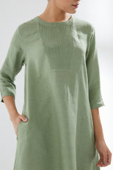 Rounded Hem Tunic With Pants