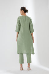 Rounded Hem Tunic with Pants