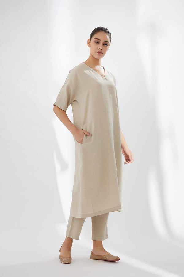 Raglan Sleeve Tunic with Pants