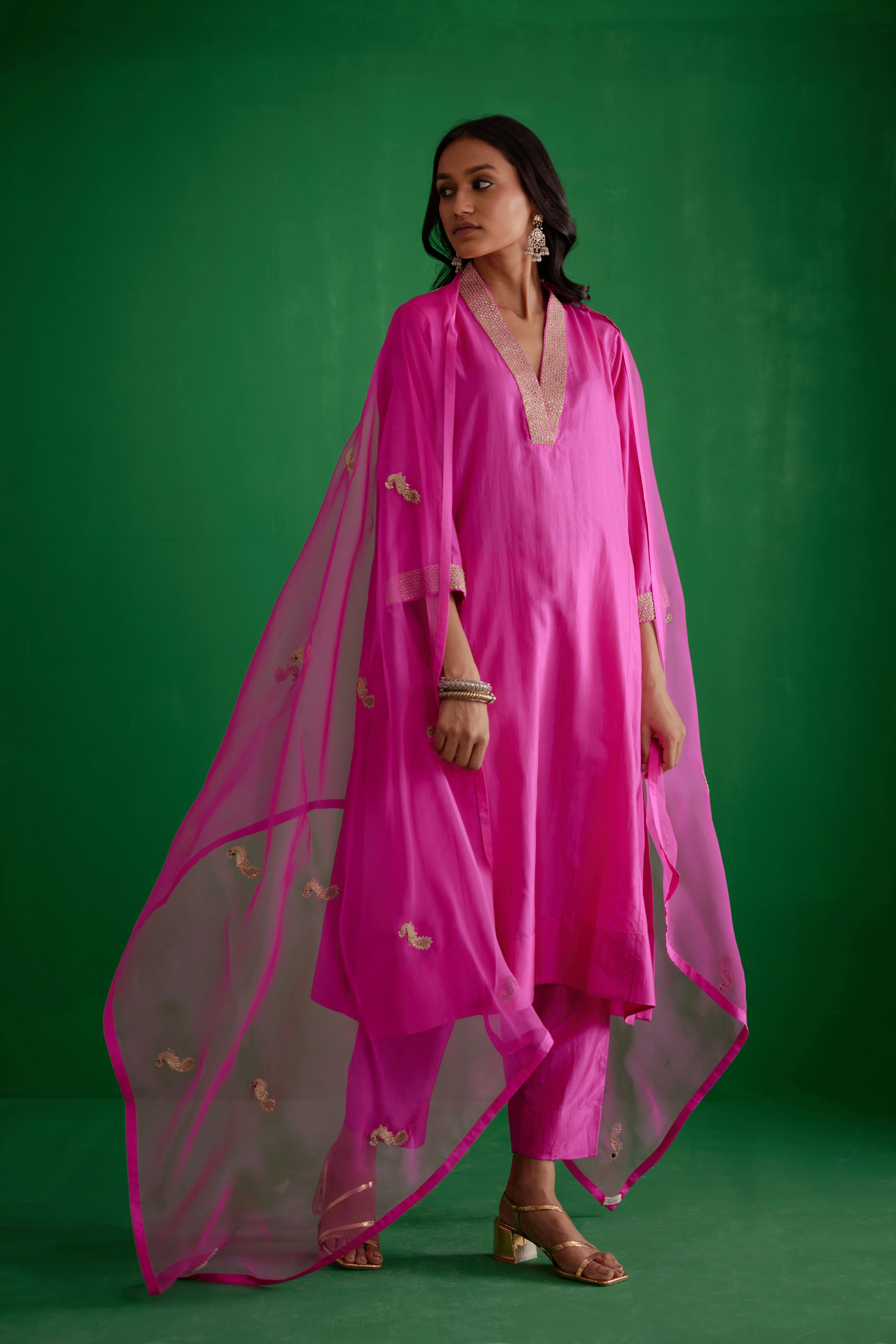 EMBROIDERED TUNIC TROUSER SET – BRIH