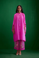 EMBROIDERED TUNIC TROUSER SET
