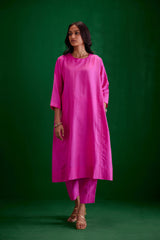EMBROIDERED TUNIC TROUSER SET