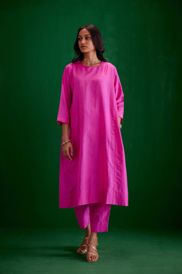 EMBROIDERED TUNIC TROUSER SET
