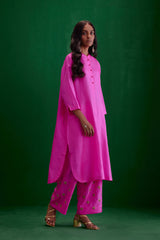 EMBROIDERED TUNIC TROUSER SET