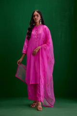 EMBROIDERED TUNIC TROUSER SET