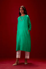 EMBROIDERED TUNIC TROUSER SET