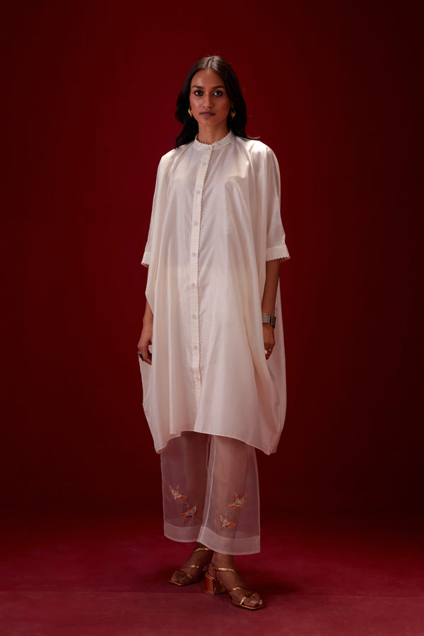 EMBROIDERED TUNIC TROUSER SET